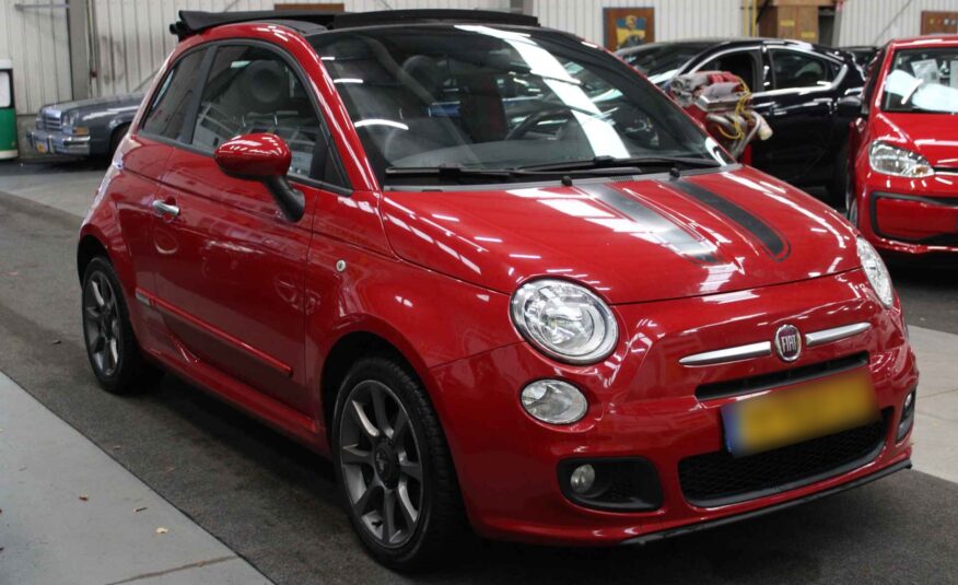 Fiat 500C 0.9 TwinAir 500S NAP, Demi cuir, Climatisation, Direction assistée